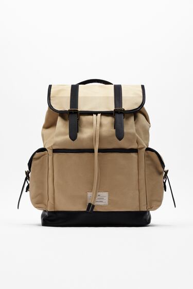 Image 0 of EXPLORER CANVAS BACKPACK from Zara