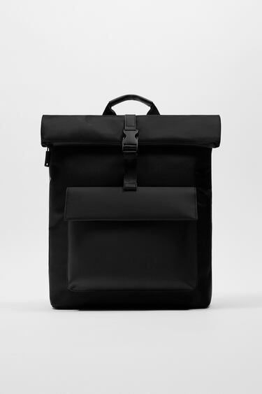 BACKPACK WITH COMBINED FLAP