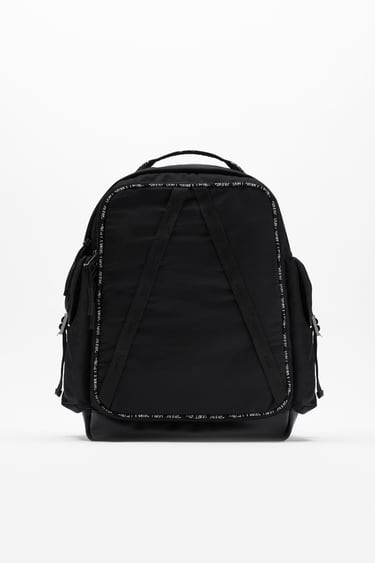 Image 0 of FABRIC BACKPACK from Zara