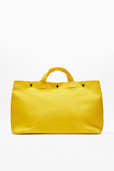 Image 0 of RUBBERISED CANVAS MAXI TOTE BAG X THE STANDARD from Zara