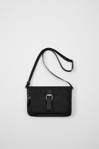 Image 0 of MATCHING NYLON CROSSBODY BAG from Zara