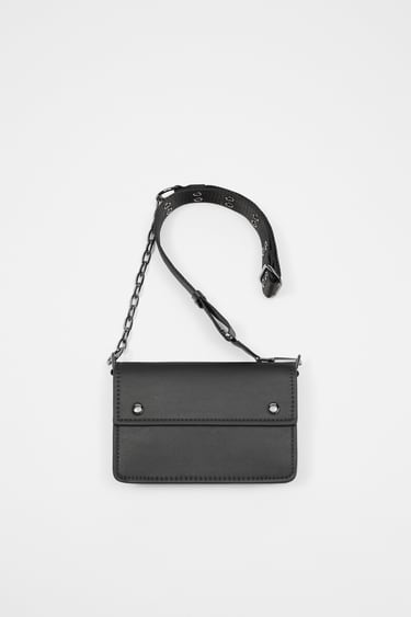 Image 0 of MINI MESSENGER BAG WITH FOLDOVER FLAP from Zara