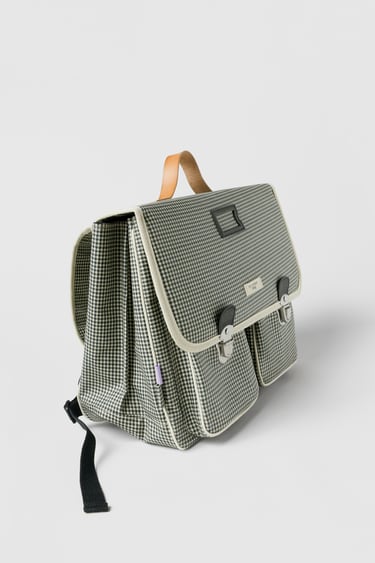 Image 0 of KIDS/ CHECK PRINT BACKPACK from Zara