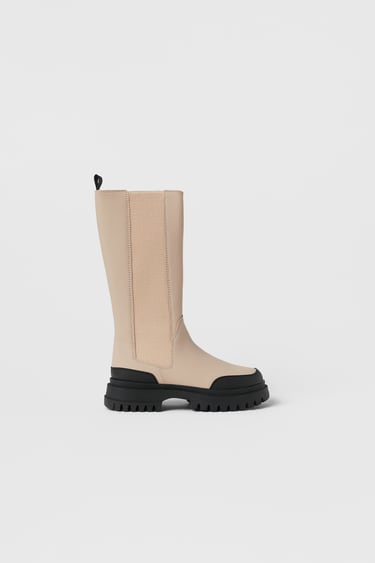 Image 0 of KIDS/ RUBBERISED BOOTS WITH TRACK SOLES from Zara