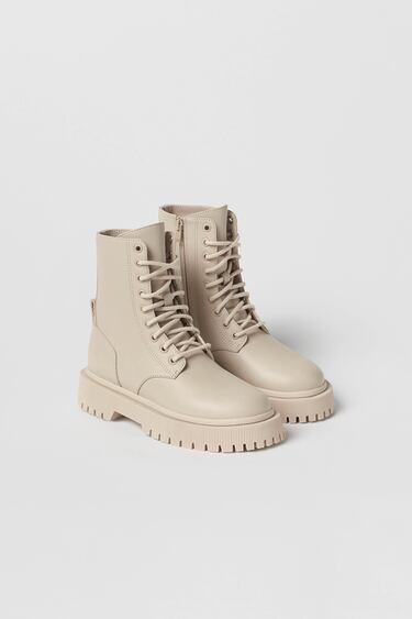 Image 0 of KIDS/ LACE-UP ANKLE BOOTS from Zara