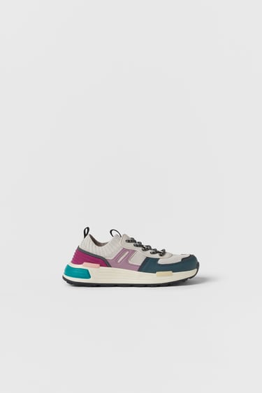 Image 0 of KIDS/ MULTICOLOURED SNEAKERS from Zara