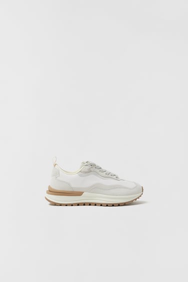 Image 0 of KIDS/ CONTRAST RUNNING TRAINERS from Zara