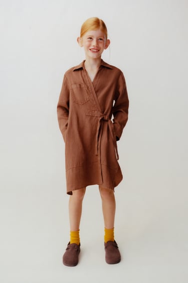 Image 0 of KIDS/ LEATHER CLOGS from Zara