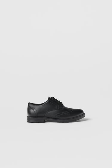 Image 0 of KIDS/ LEATHER DERBY SHOES from Zara