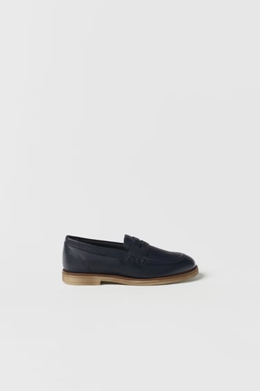 Image 0 of KIDS/ LEATHER LOAFERS from Zara