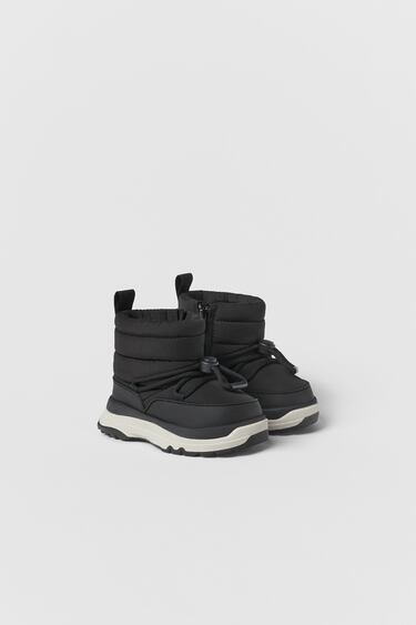 Image 0 of BABY/ QUILTED HIGH-TOP SNEAKERS from Zara
