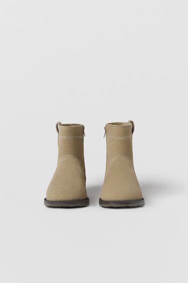 Image 0 of BABY/ LEATHER COWBOY BOOTS from Zara