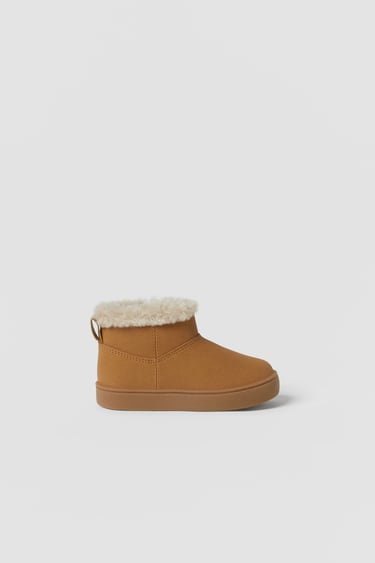 Image 0 of BABY/ FAUX FUR LINED BOOTS from Zara