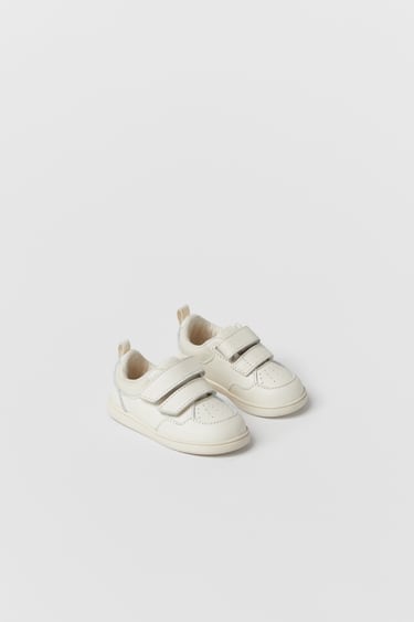Image 0 of BIG MINI/ LEATHER SNEAKERS from Zara