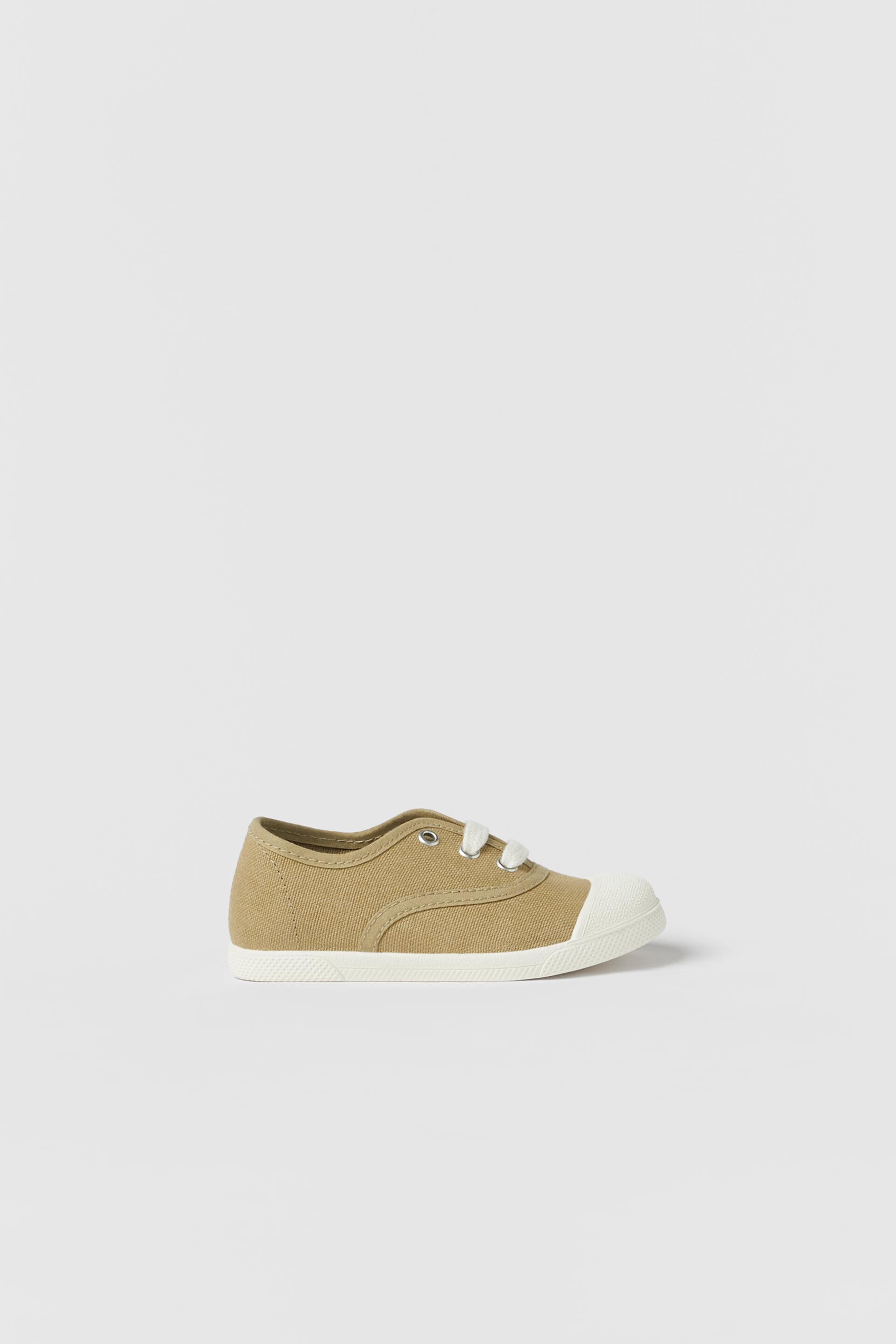 zara gold trainers