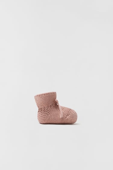 Image 0 of MINI/ COTTON BOOTIES from Zara