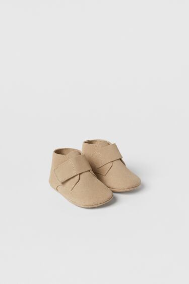 Image 0 of MINI/ LEATHER ANKLE BOOTS from Zara