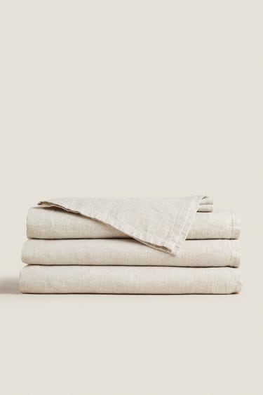 Image 0 of WASHED LINEN TABLECLOTH from Zara