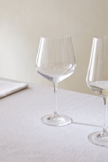 Image 0 of LARGE BOHEMIA CRYSTAL WINE GLASS from Zara
