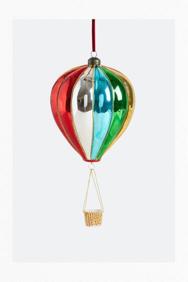Image 0 of LARGE HOT AIR BALLOON CHRISTMAS ORNAMENT from Zara