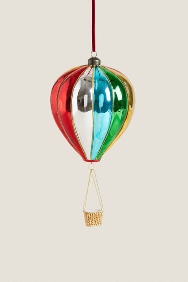 Image 0 of LARGE HOT AIR BALLOON CHRISTMAS DECORATION from Zara