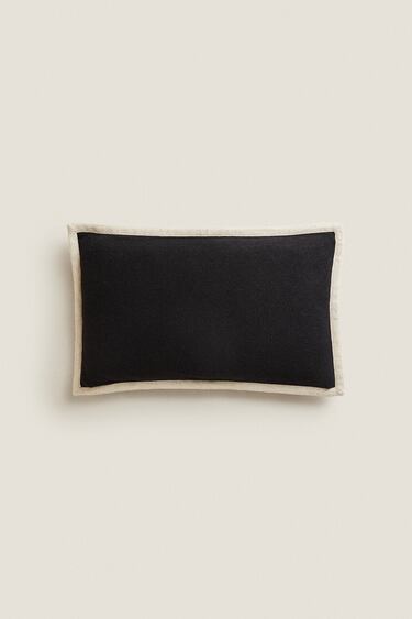 Image 0 of CONTRAST THROW PILLOW COVER from Zara