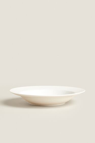 Image 0 of PORCELAIN SOUP PLATE WITH NUMBER DETAIL from Zara
