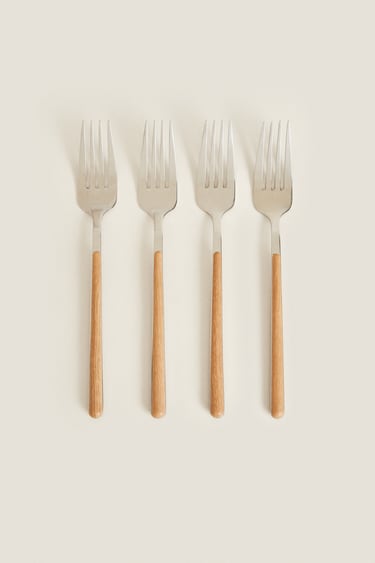 BOX 4 FORKS WITH ROUND HANDLE DETAIL