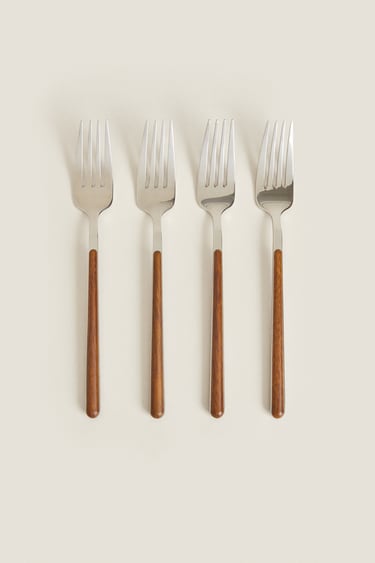 BOX 4 FORKS WITH ROUND HANDLE DETAIL