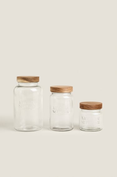 Image 0 of SCREW TOP GLASS JAR from Zara