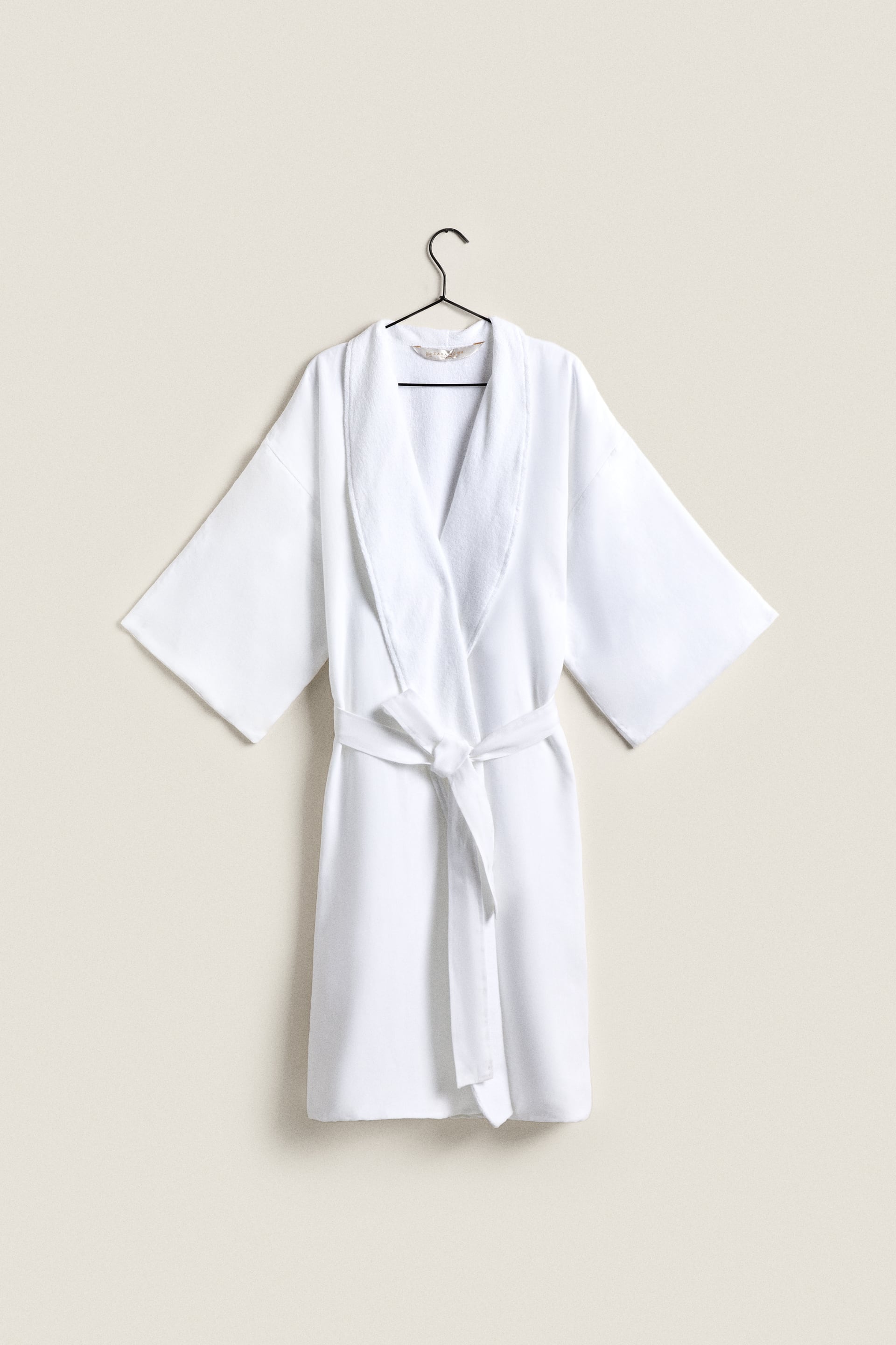 TERRY United WASHED DRESSING ZARA | States LINEN GOWN - White