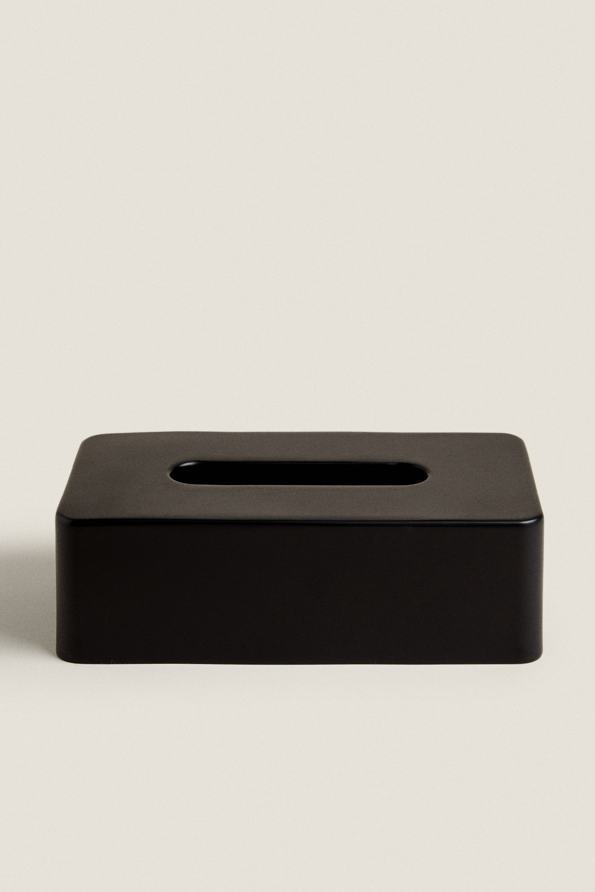 RESIN TISSUE BOX - Black