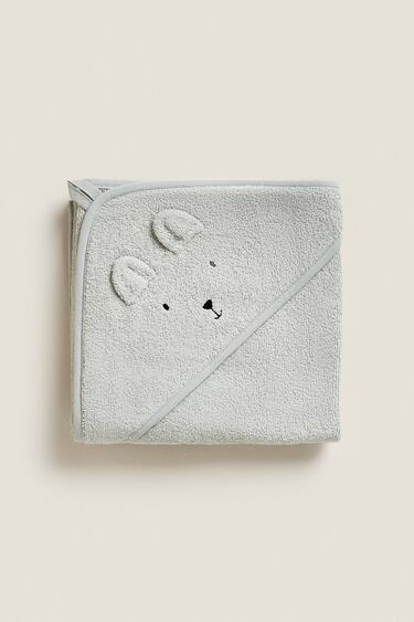 Image 0 of HOODED TOWEL WITH EARS from Zara