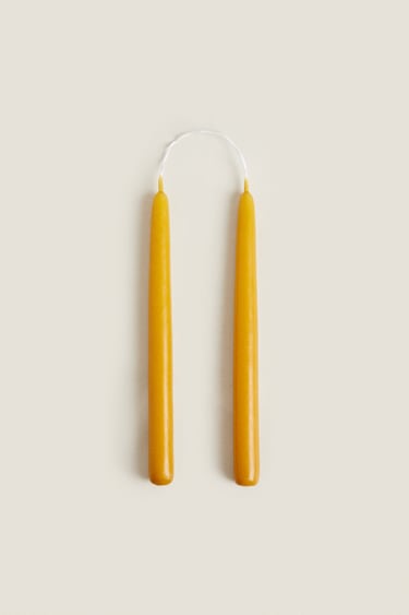 Image 0 of TAPER CANDLE (PACK OF 2) from Zara