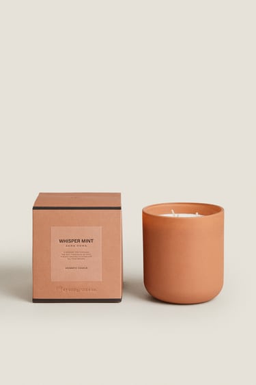 Image 0 of (500 G) WHISPER MINT SCENTED CANDLE from Zara