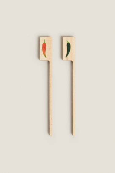 Image 0 of WOODEN PICKS (PACK OF 24) from Zara