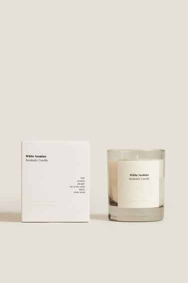 Image 0 of (200 G) WHITE JASMINE SCENTED CANDLE from Zara