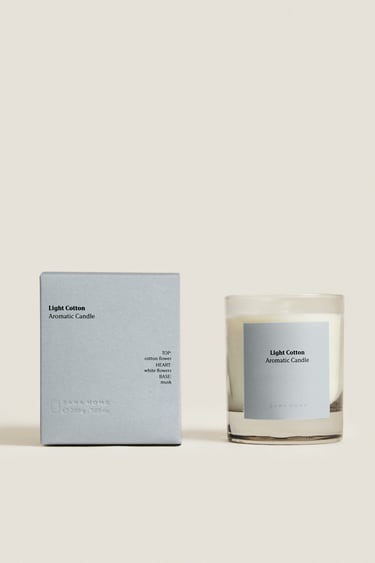 Image 0 of (200 G) LIGHT COTTON SCENTED CANDLE from Zara
