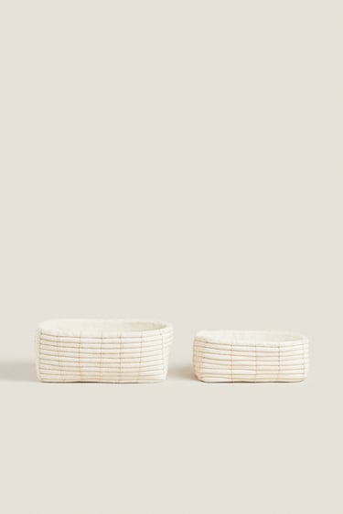 Image 0 of LINED ROPE BASKET from Zara