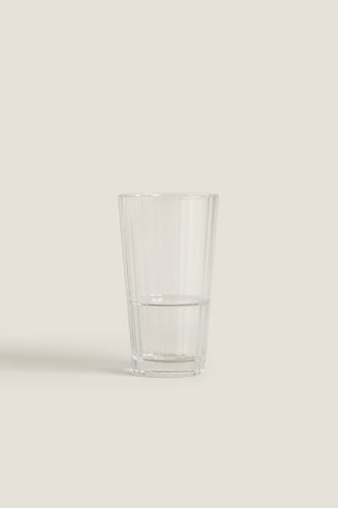 Image 0 of FACETED SOFT DRINK TUMBLER from Zara