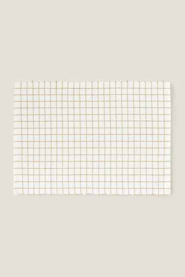 Image 0 of RIBBED PLACEMAT (PACK OF 2) from Zara