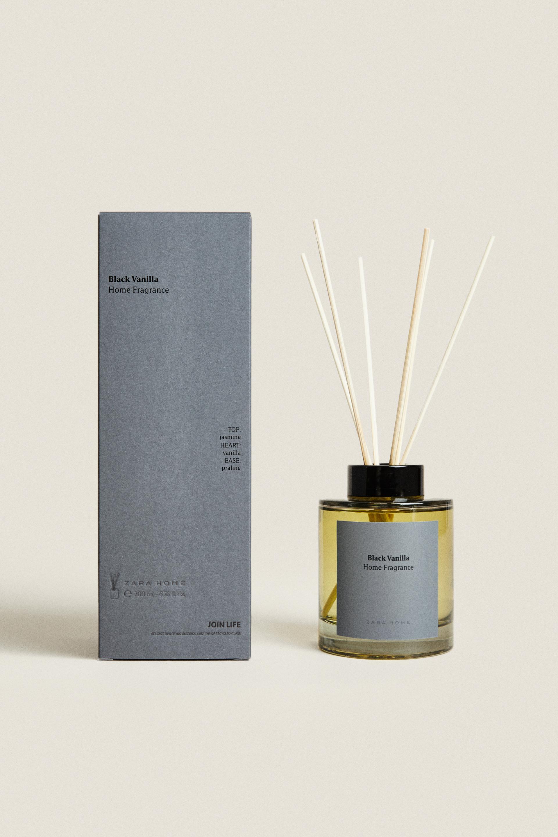 Zara home black vanilla scented cards Clearance