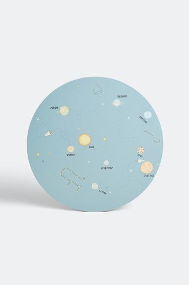 Image 0 of CORK PLACEMAT WITH PLANETS from Zara