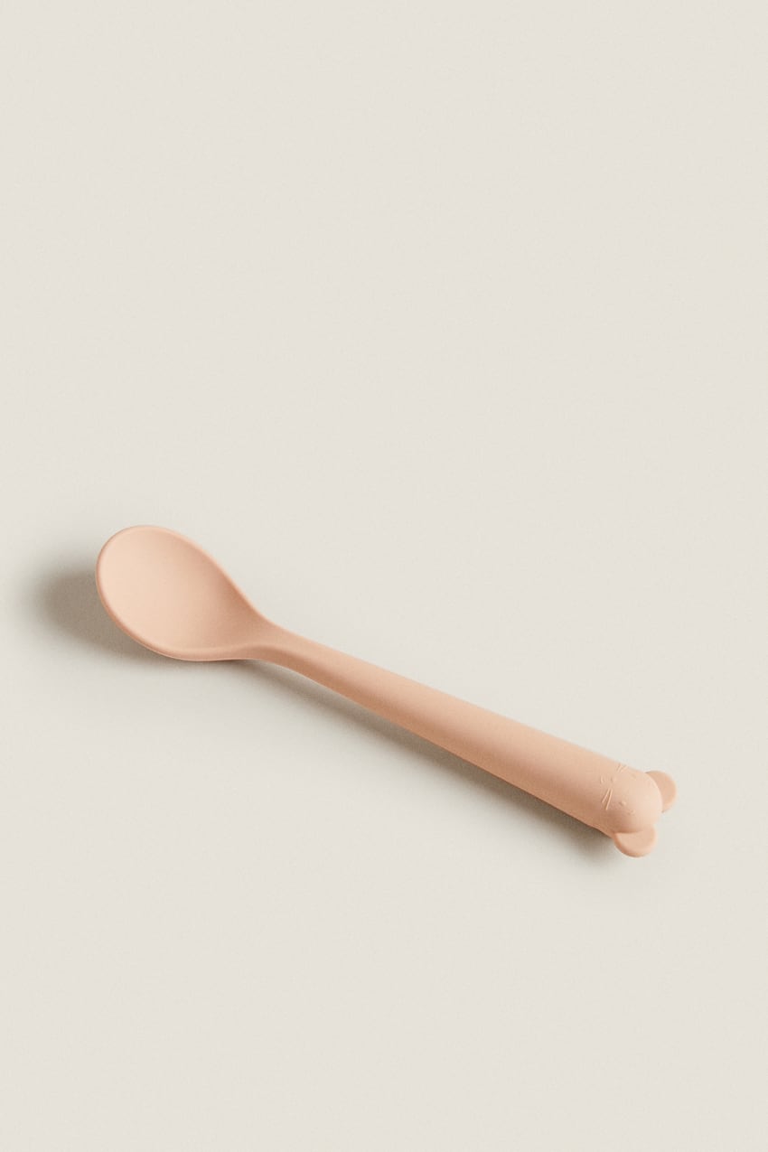 MOUSE SILICONE SPOON - Dusty pink