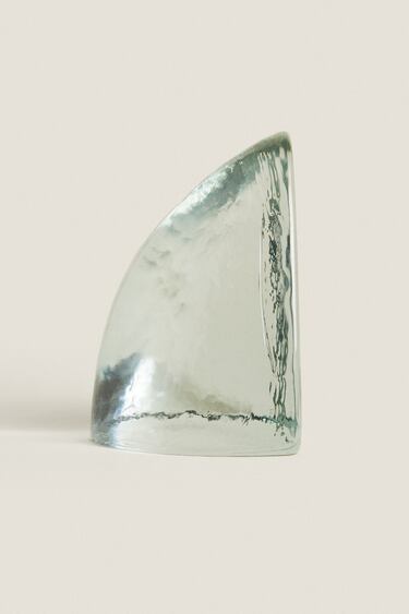 GLASS BOOKEND
