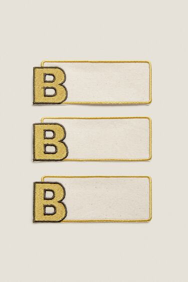 LETTER B CLOTHING PATCHES (PACK OF 3)