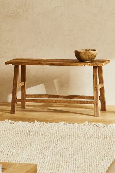 Image 0 of RECYCLED WOOD BENCH from Zara