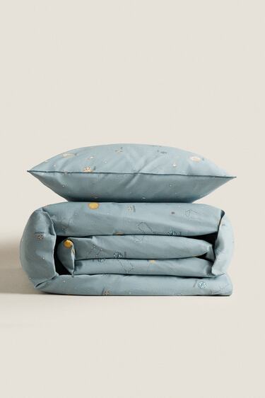 Image 0 of PLANETS 200-THREAD-COUNT COTTON SHEETS from Zara