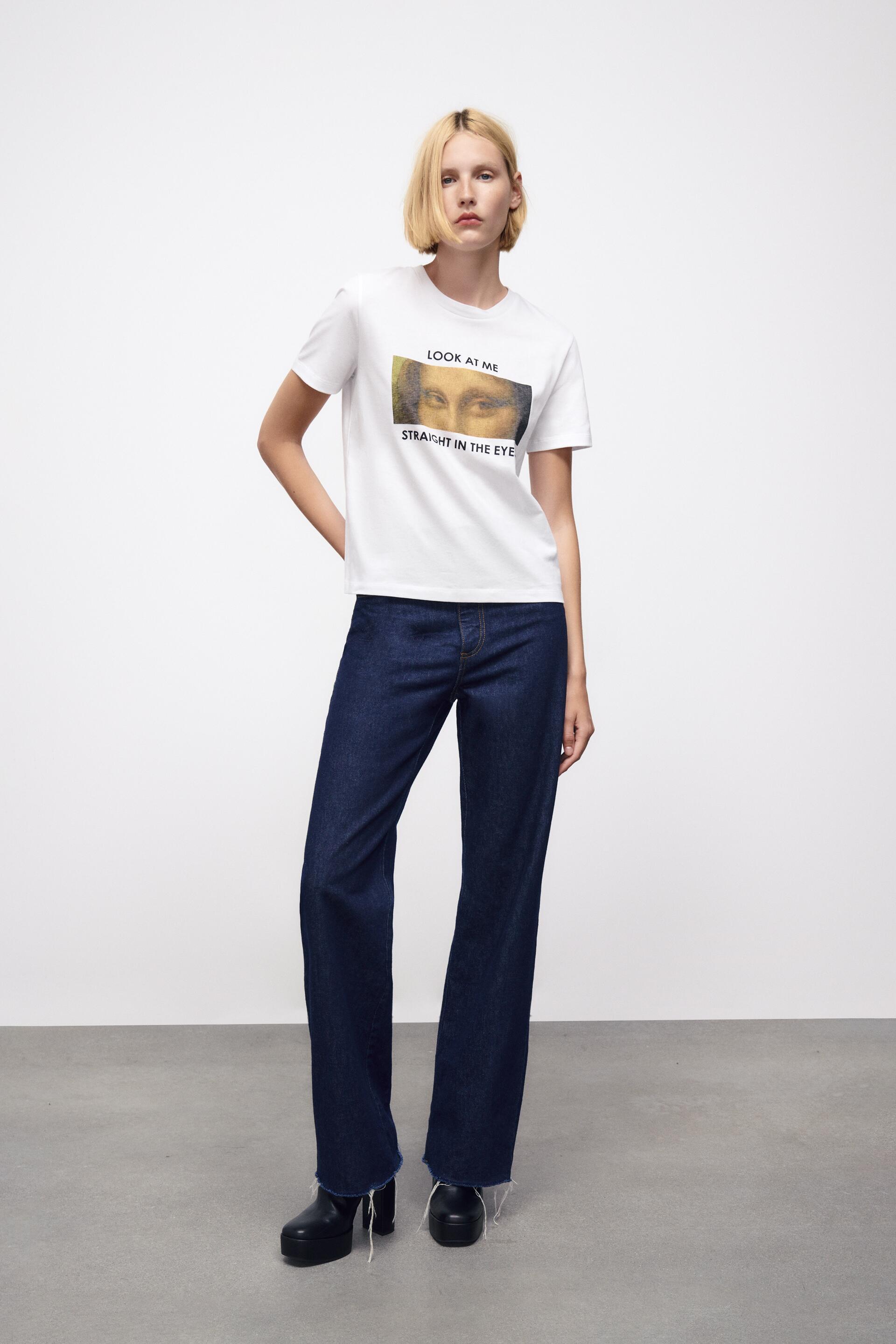 MONA LISA T-SHIRT - White | ZARA New 
