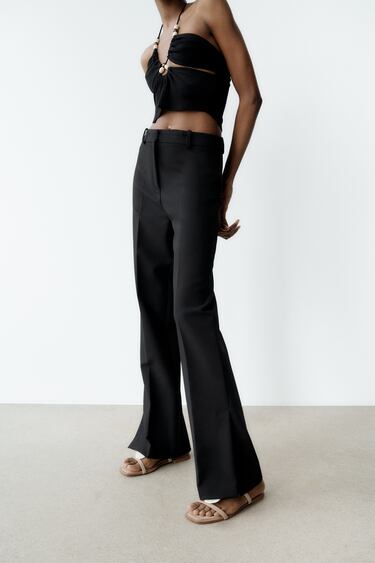 Image 0 of STRAIGHT FIT TROUSERS WITH VENTS from Zara